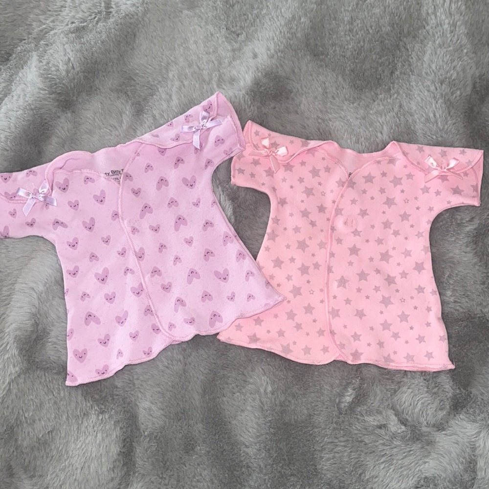 Itty Bitty Baby Fit N Flare Preemie Dress NICU Hearts Stars
